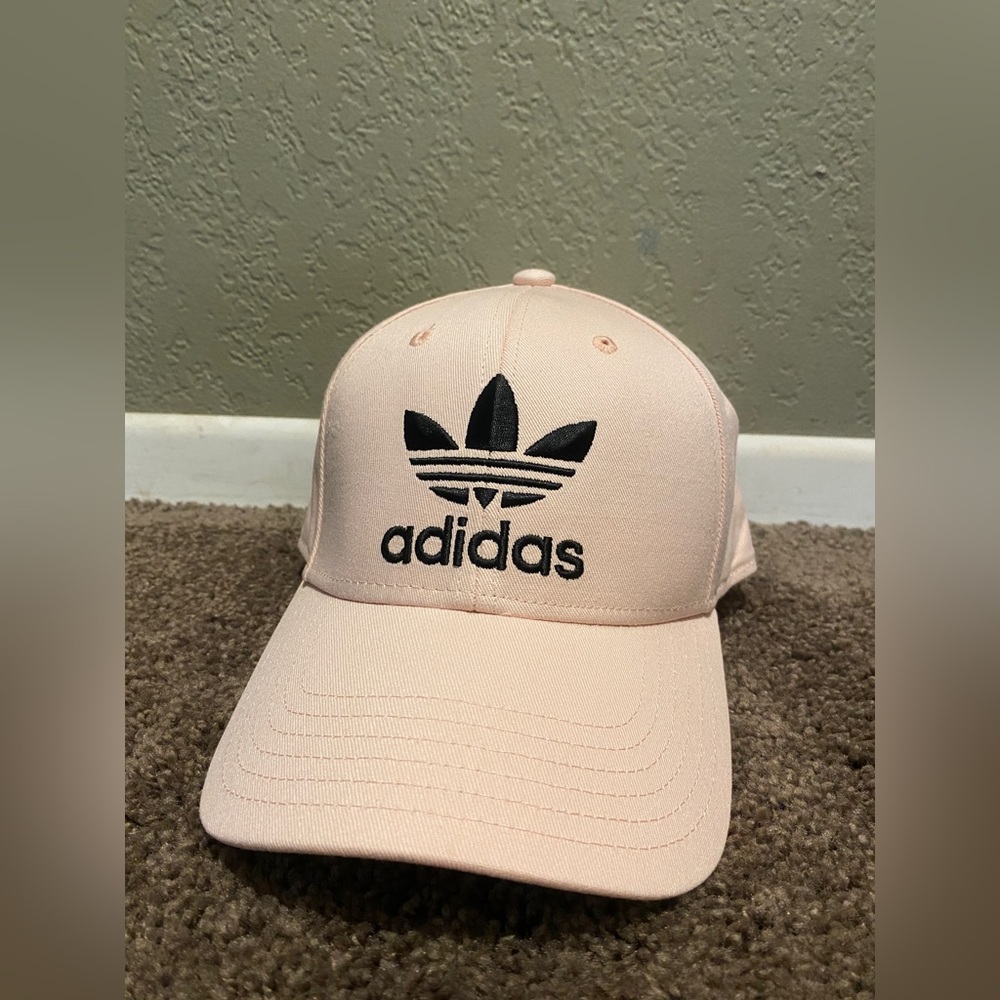 Light pink adidas hat